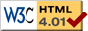 HTML 4.01 complient